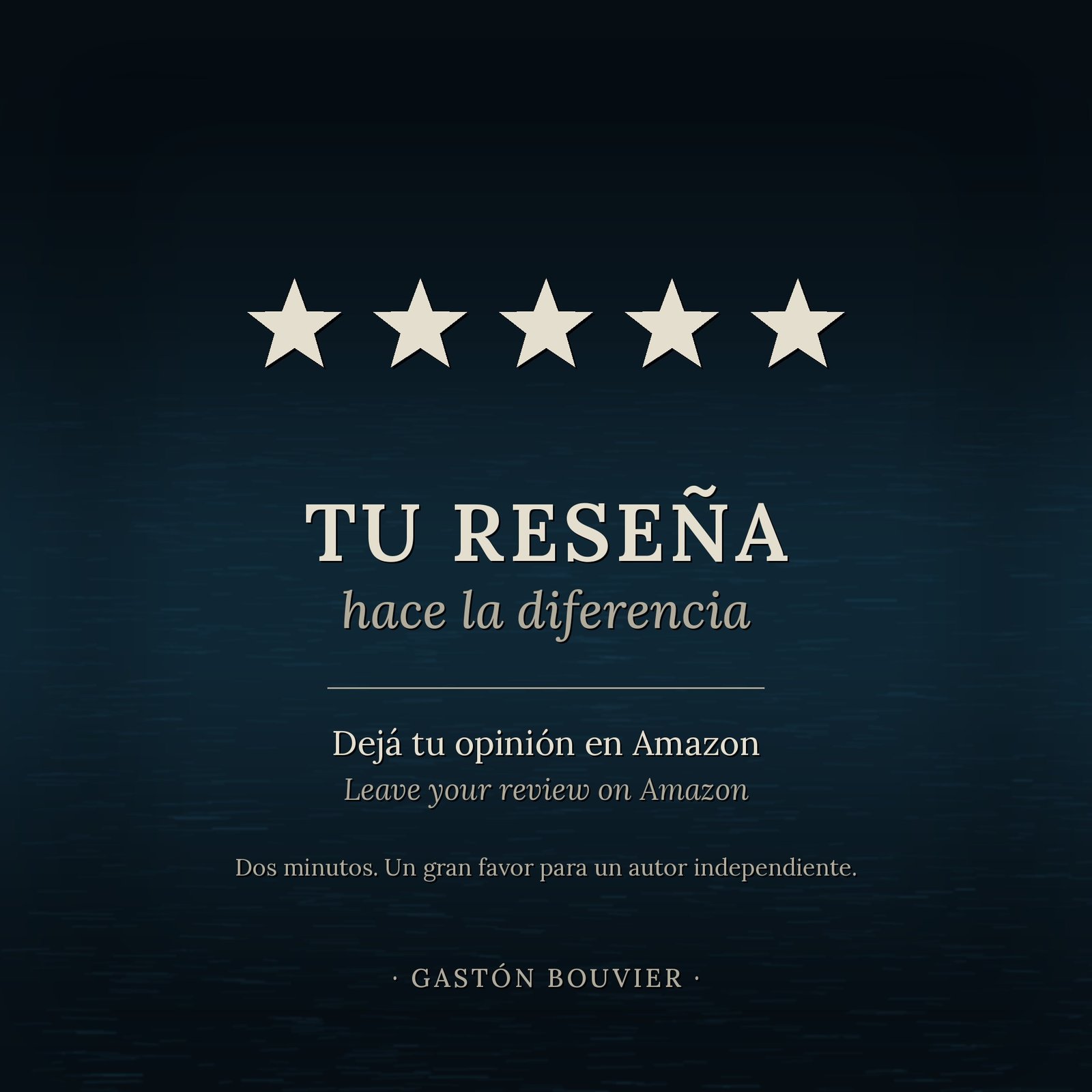 Dejá tu reseña en Amazon — Las aguas que no olvidan
